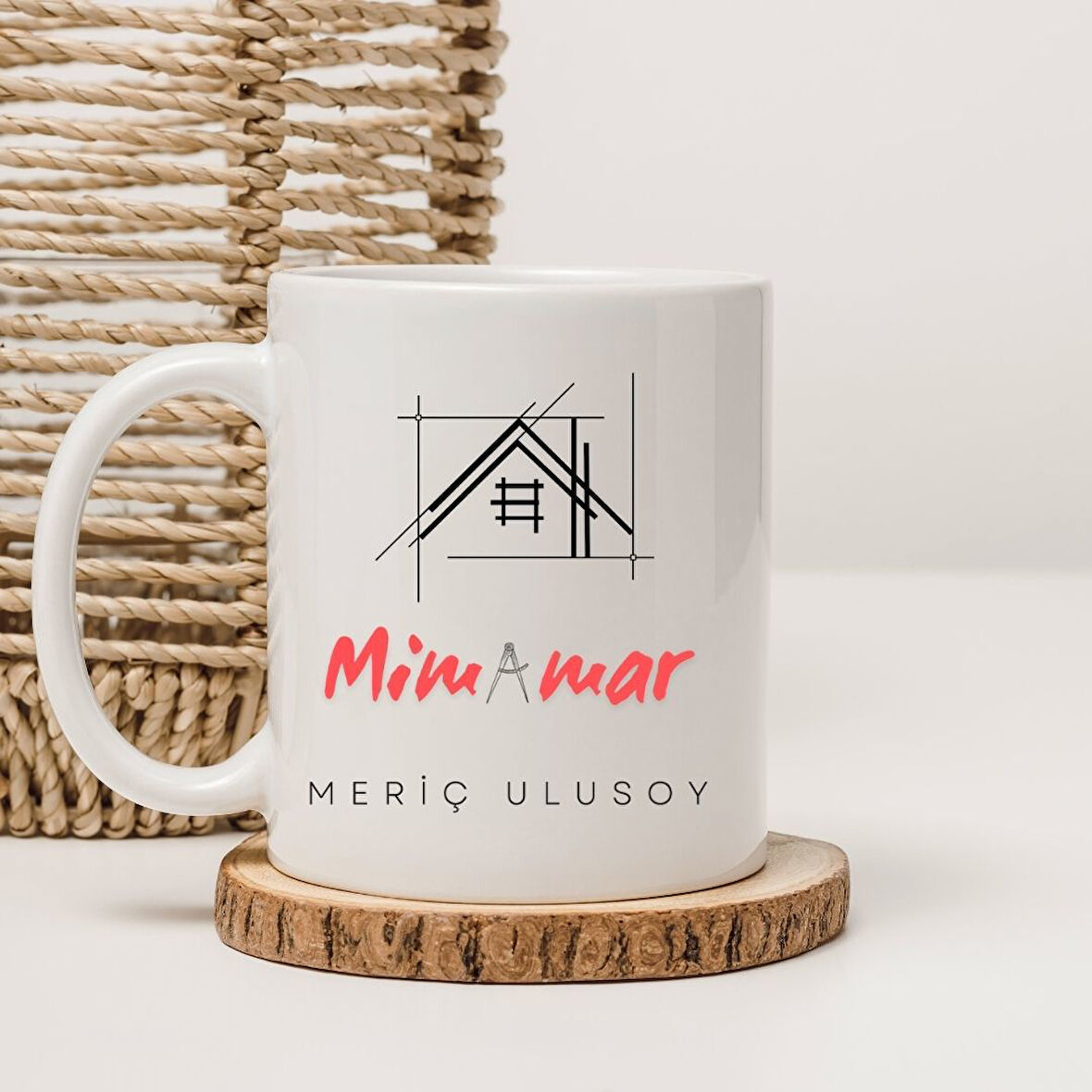 Mimarlara Özel Tasarım Kupa Bardak – Kişiye Özel Hediyelik