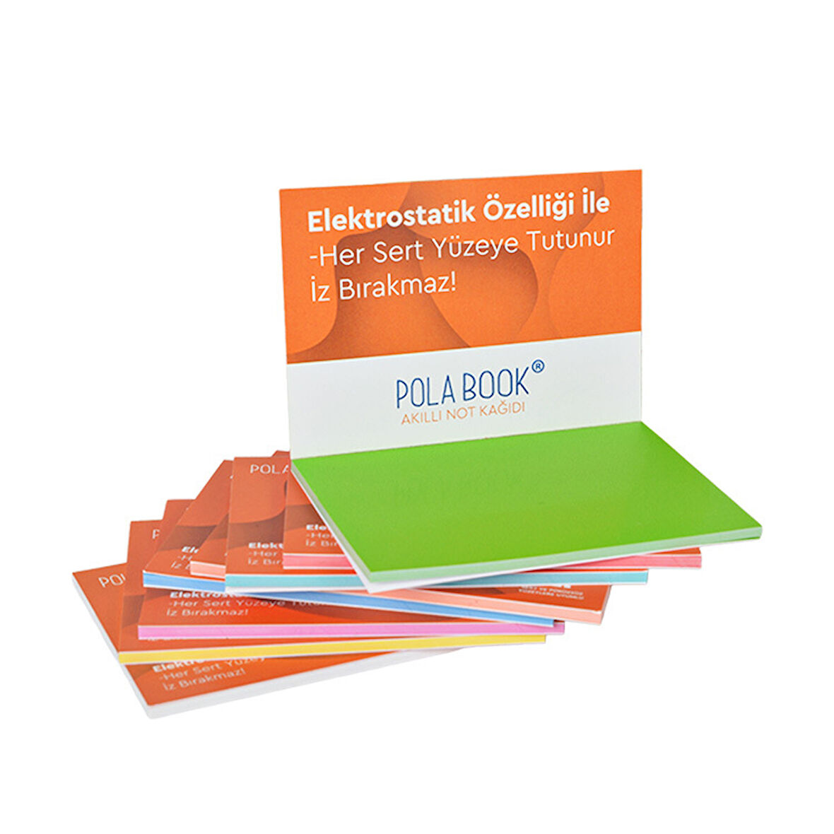 Elektrostatik Yapışkanlı Akıllı Not Kağıdı 7x10 cm – 50 Sayfa Pratik Ofis Not Defteri