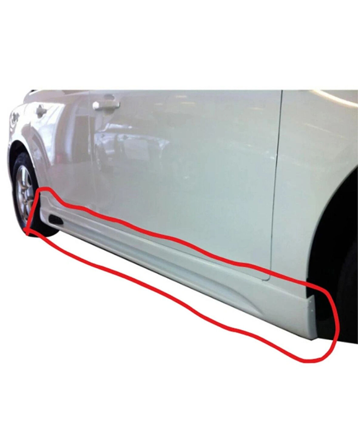 Chevrolet Cruze Sedan (2009 - 2016) Yan Marşpiyel Seti (Plastik) (( BOYASIZ ))