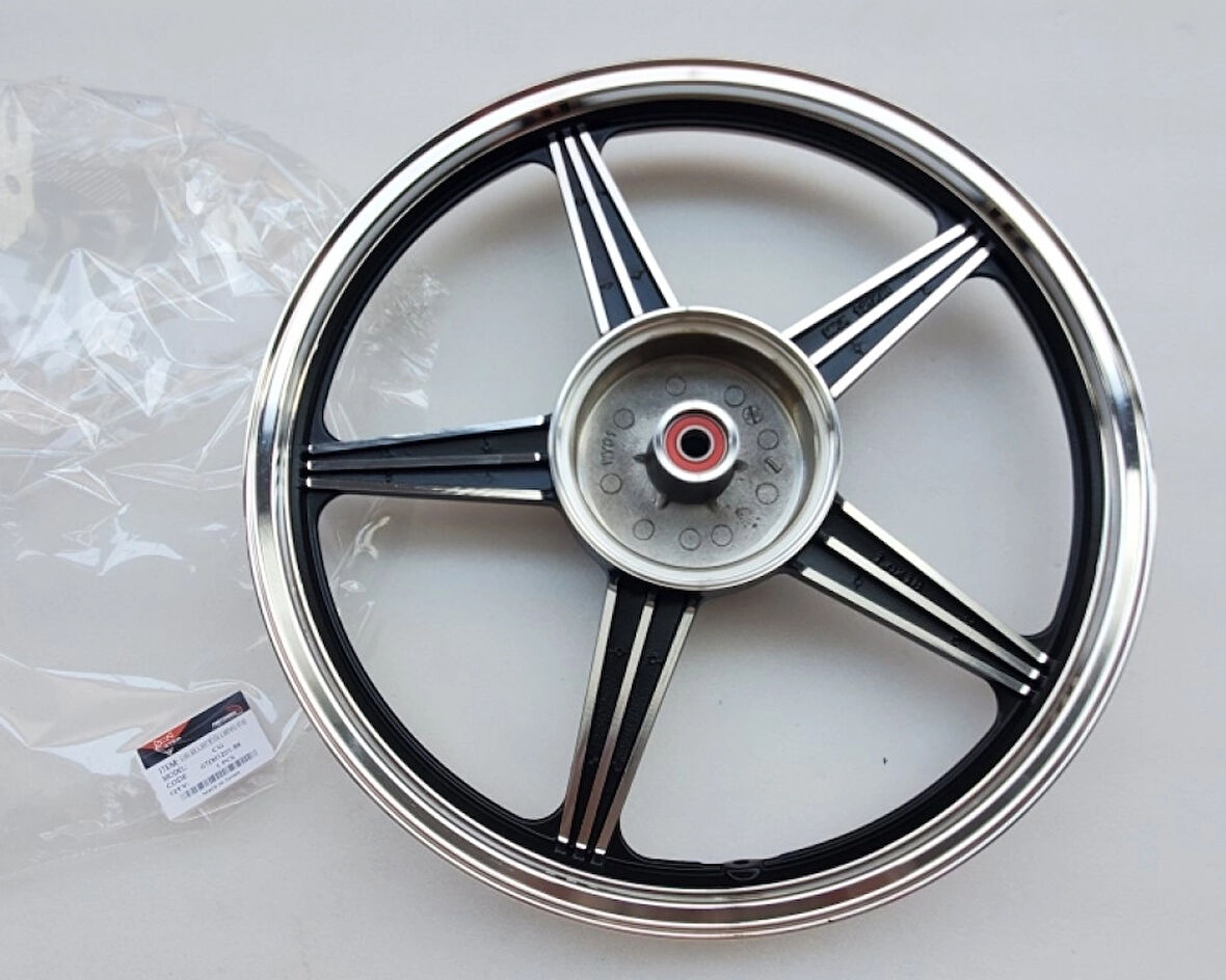 GTEM Küba Cg Mondial Superboy Arka Çelik Jant Siyah Büyük Kampanalı Kaprinli