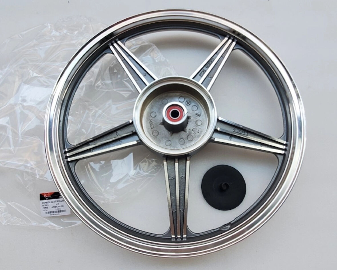 GTEM Küba Cg Mondial Superboy Arka Çelik Jant Gri Büyük Kampanalı Kaprinli