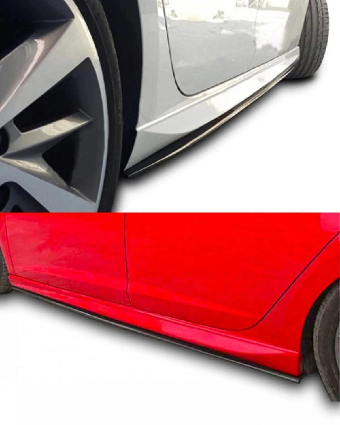 Seat Leon 2013-2020 MK3-MK3.5 Marşpiyel Lipi Piano Black