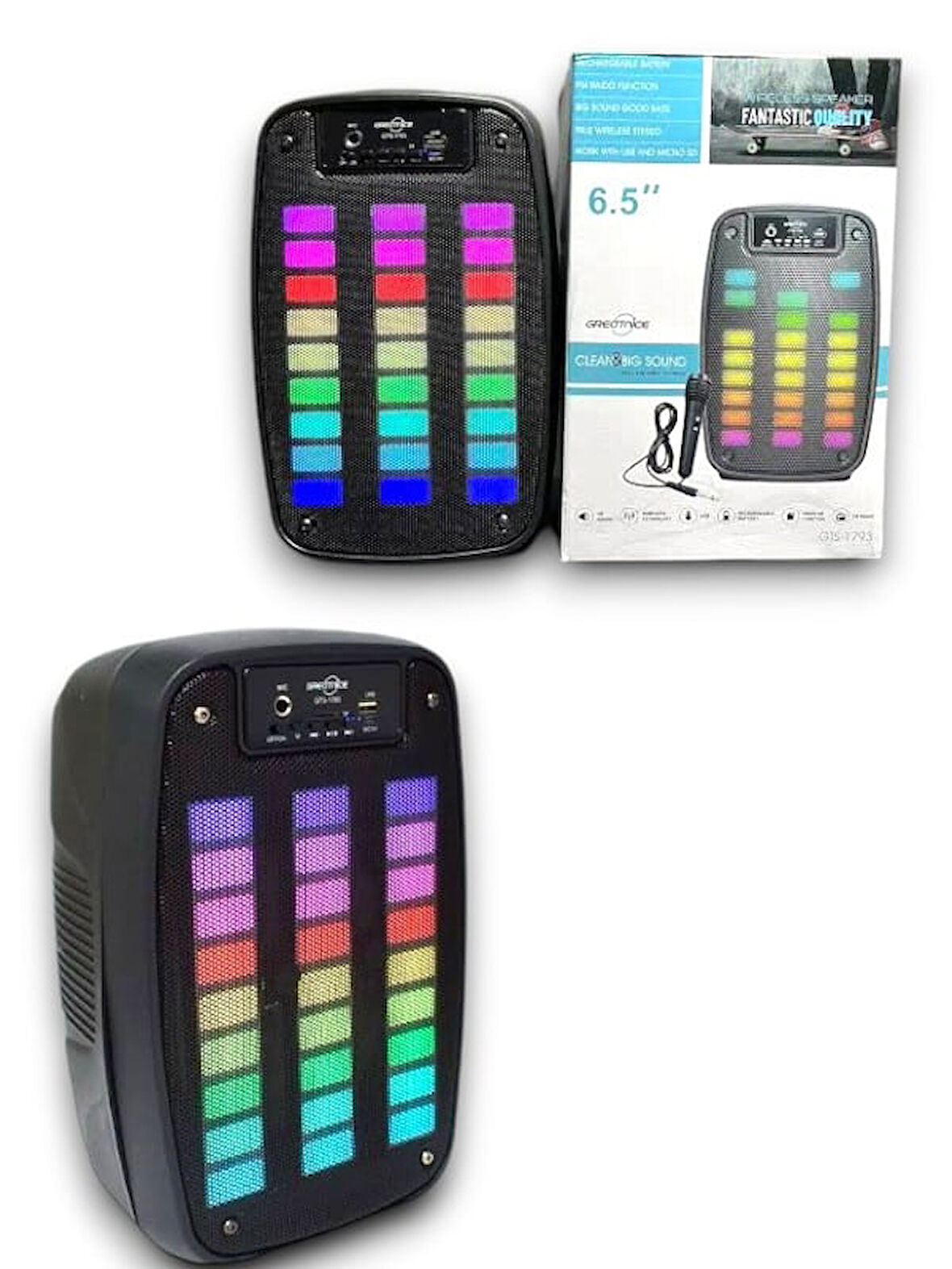 GTS1793 - Taşınabilir Bluetooth Hoparlör, Yüksek Ses Gücü
