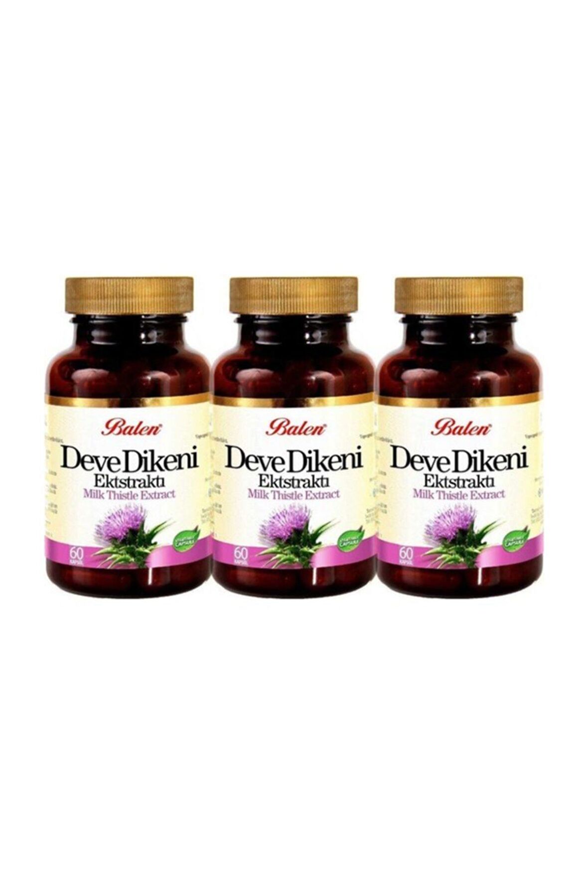 Balen Deve Dikeni Ekstraktı 60 Kapsül (3 Adet)