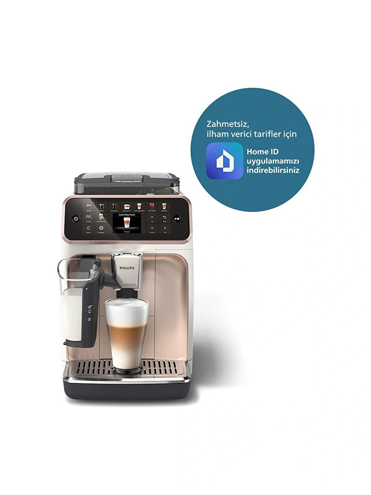 Philips 5500 Serisi LatteGo EP5543/80 Tam Otomatik Espresso Makinesi
