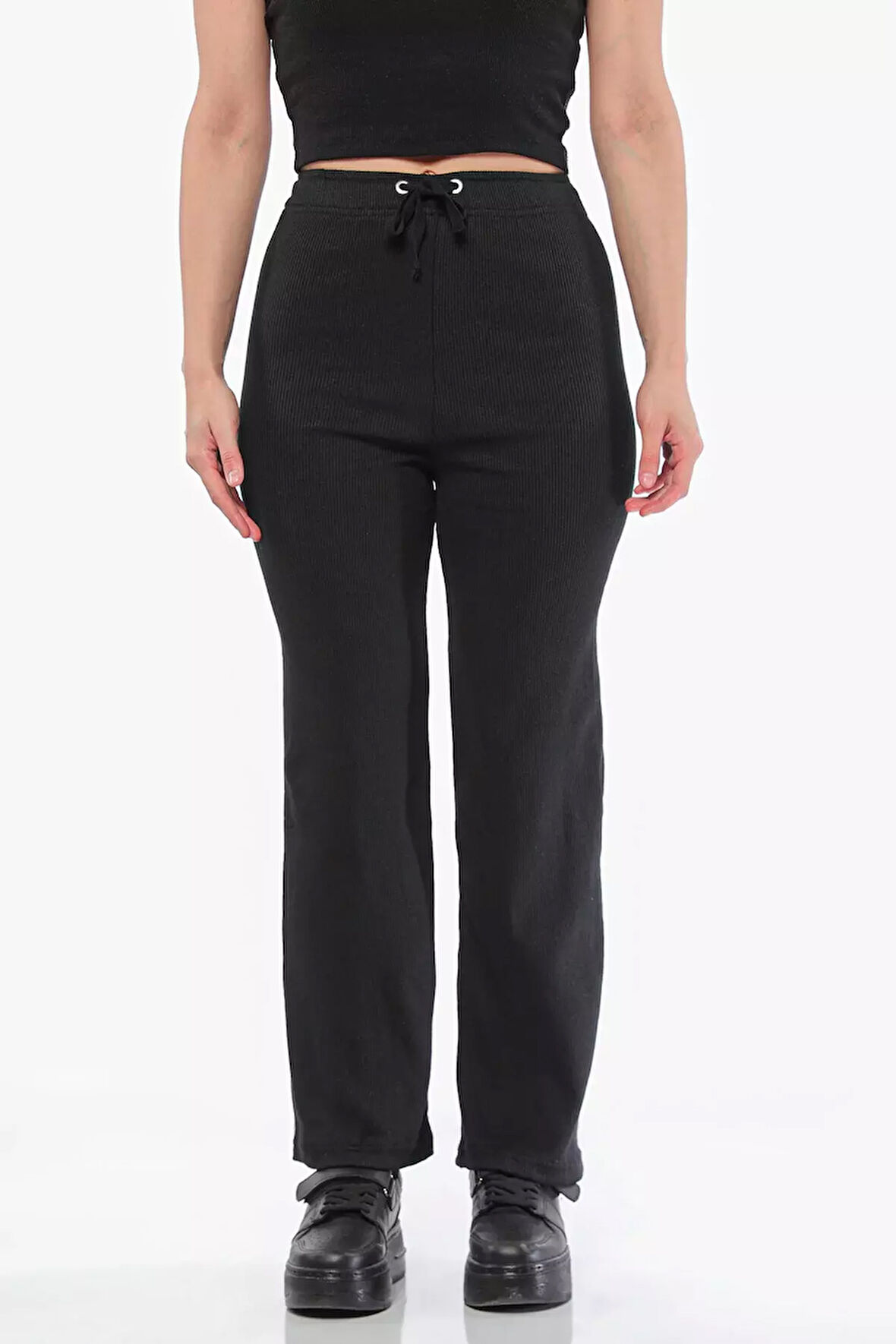 Kadın Kuşgözlü İspanyol Paça Kaşkorse Pantolon