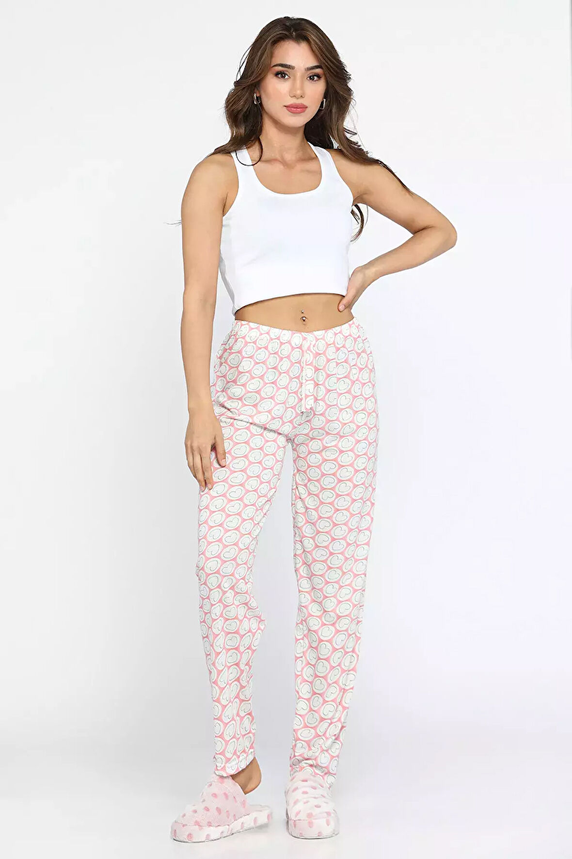 Kadın Desenli Pijama Altı