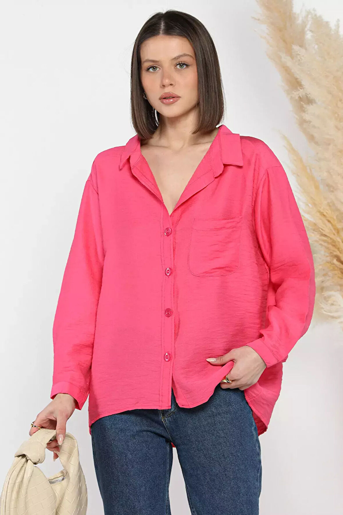 Kadın Oversize Gömlek
