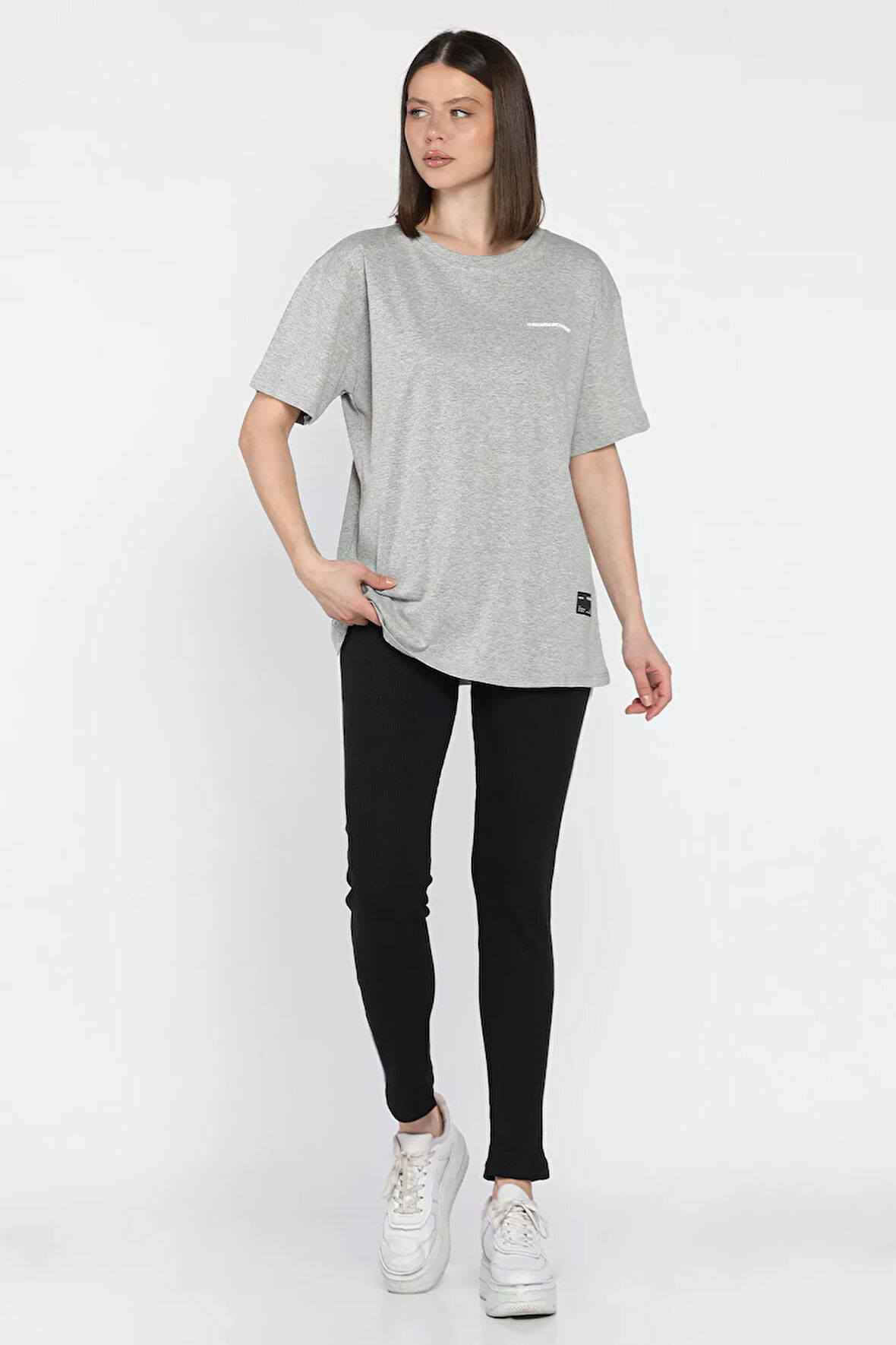 Kadın Bisiklet Yaka Tişört Tayt İkili Takım (m-l-xl Uyumludur)