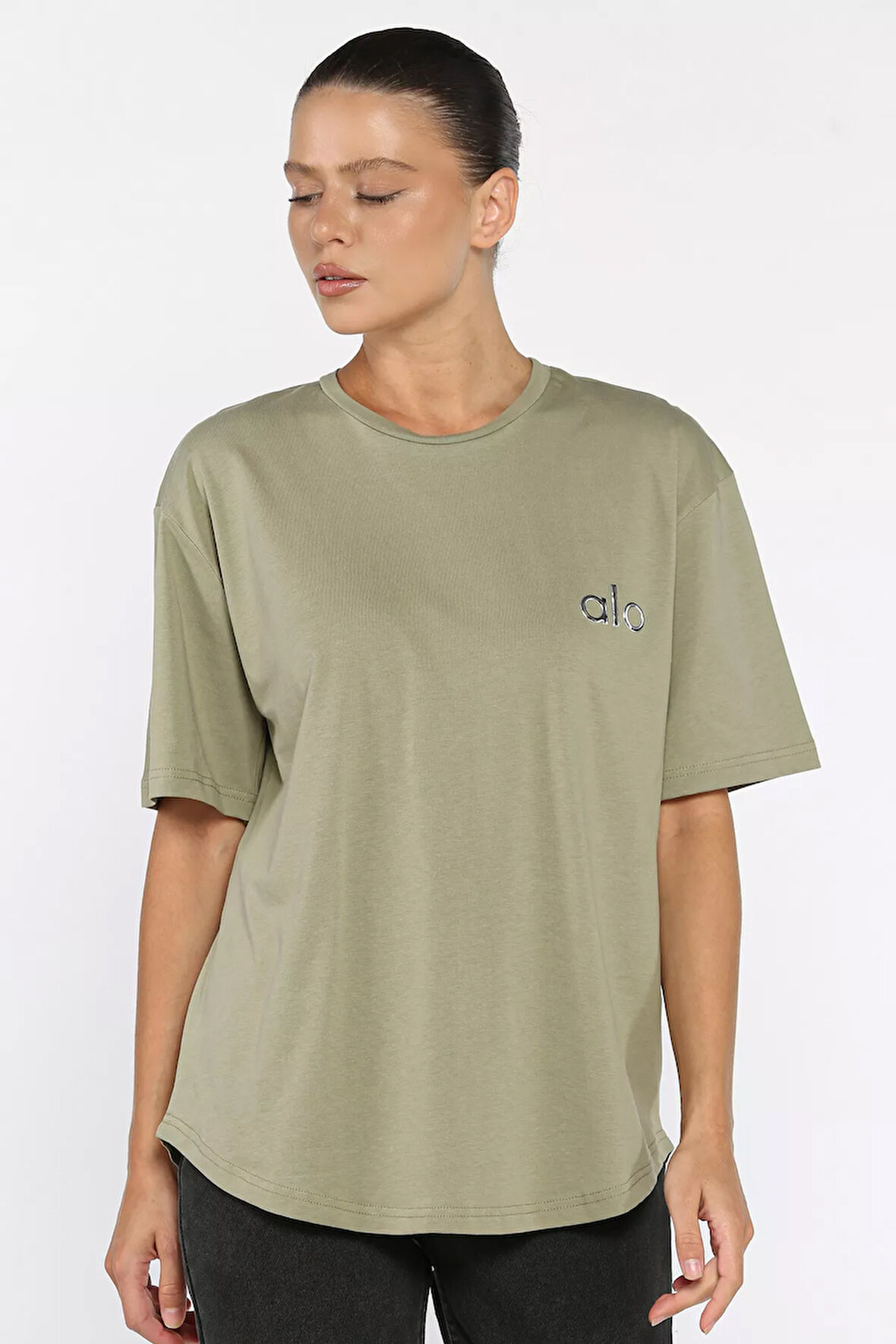 Baskılı Salaş Basic Tişört