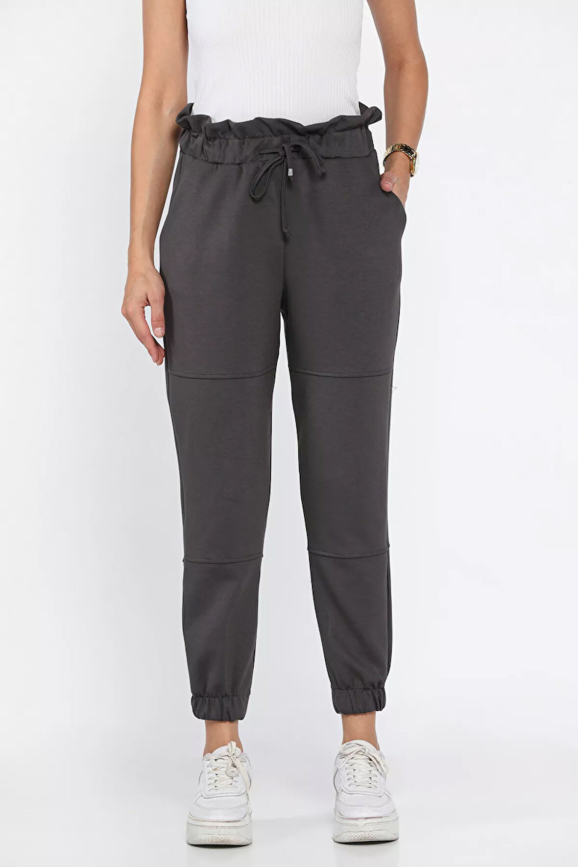 Bel Ve Paça Lastikli Jogger Eşofman Altı