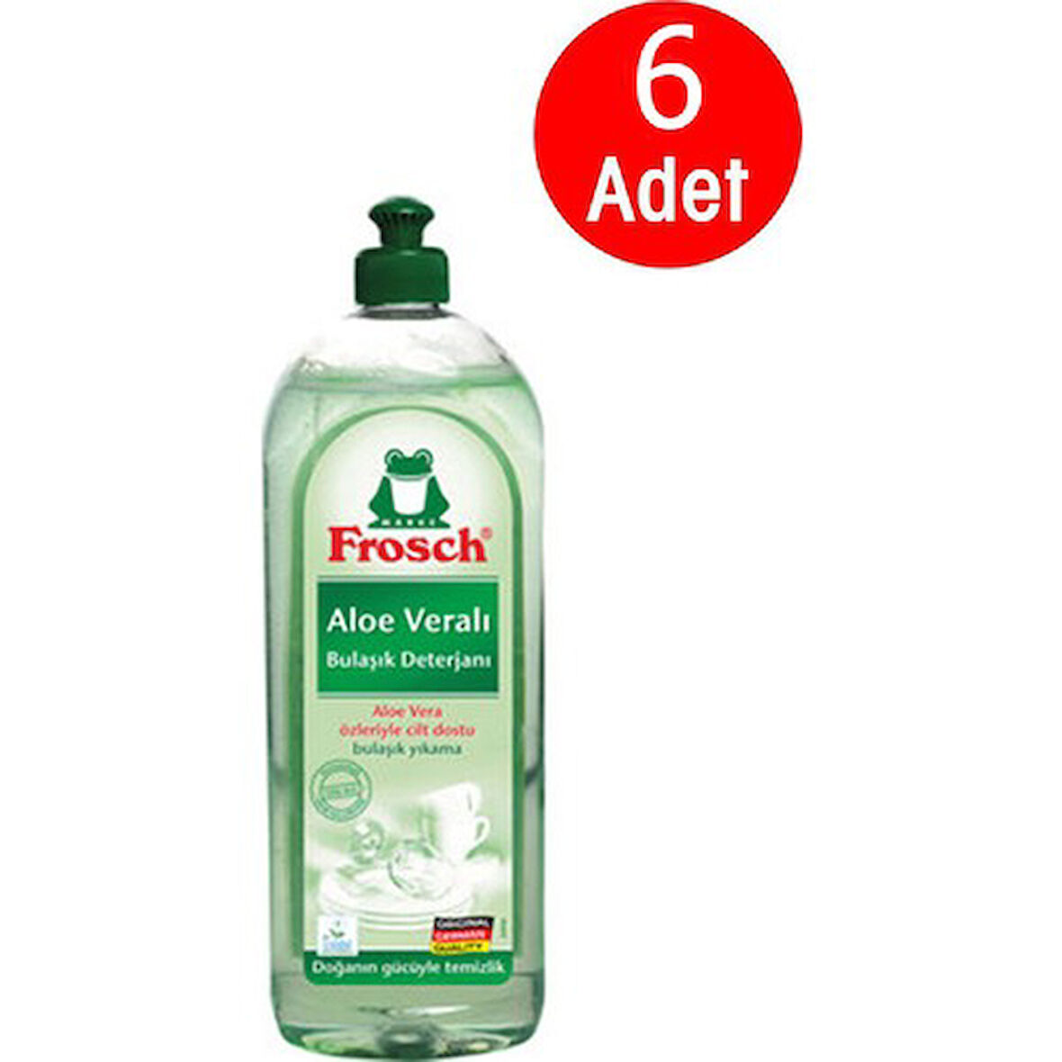 Frosch Bulaşık Deterjanı Aleoveralı 750 ml x 6