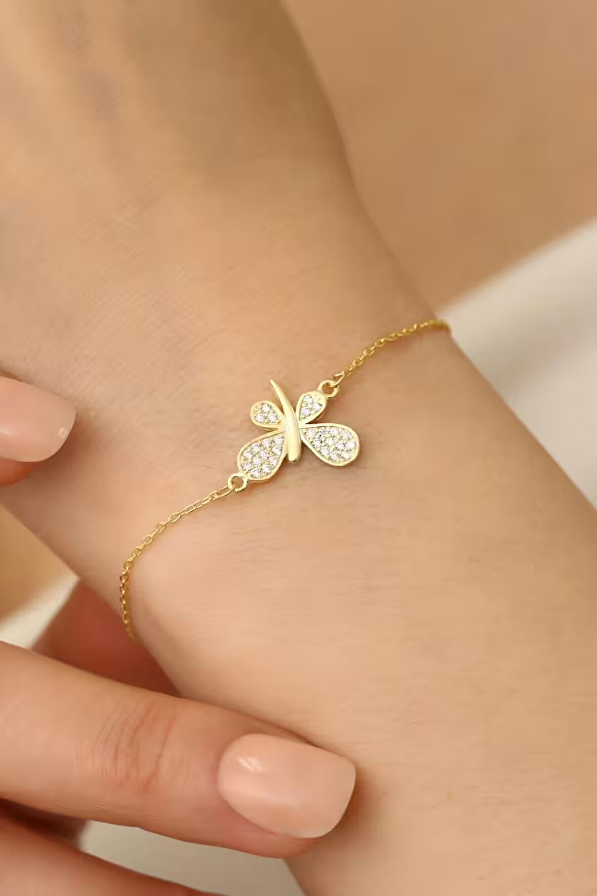 925 Ayar Gümüş Zirkon Taş Yusufçuk Bileklik