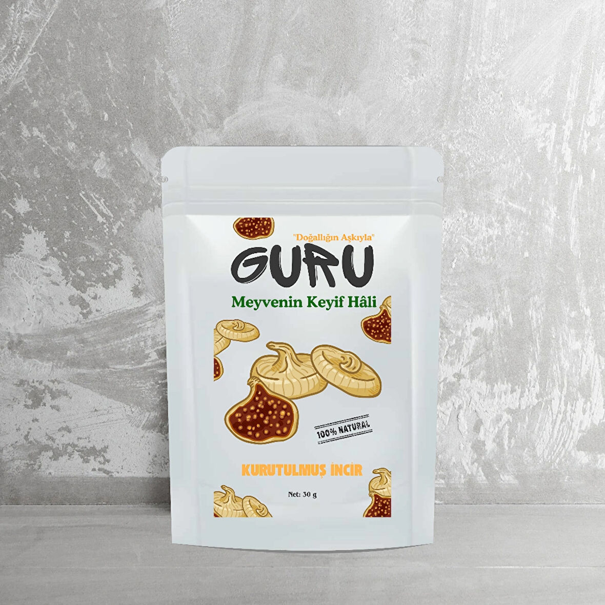Guru Doğal İncir Kurusu 30 Gr