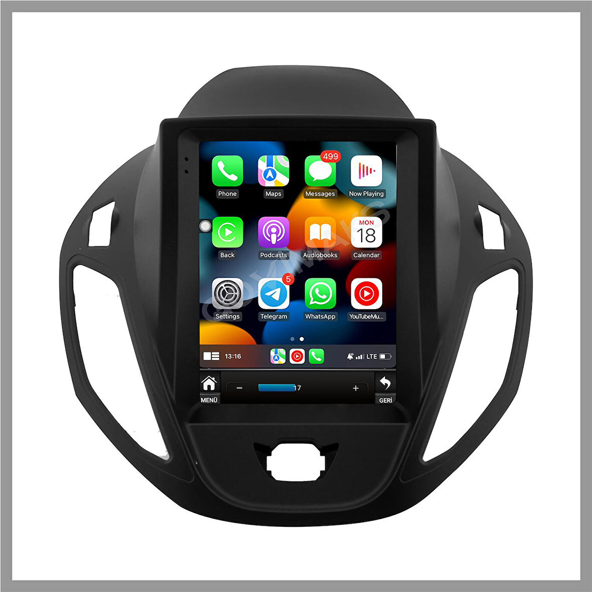 GOVİMAKS FORD COURİER TESLA 2013-2024 UYUMLU 8 GB RAM 128 GB HAFIZA ANDROID MULTIMEDIA TEYP