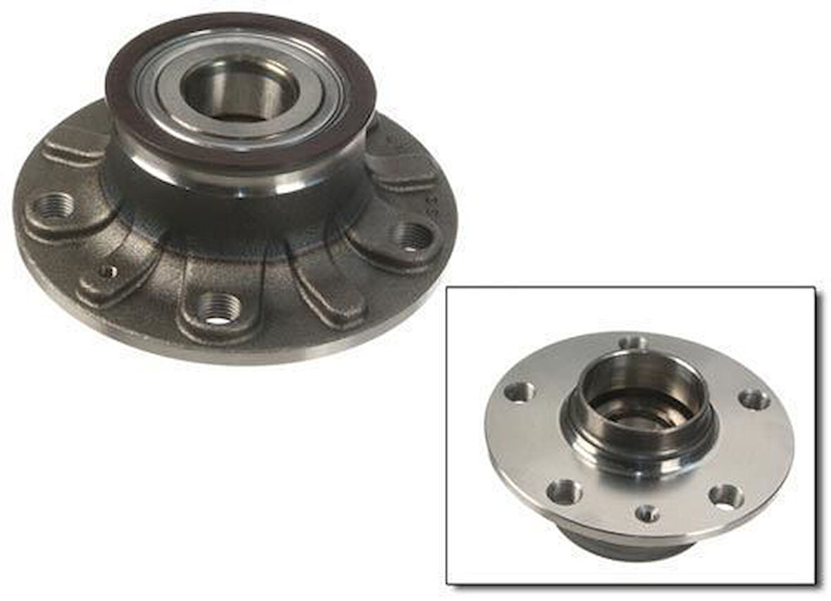 GVA 4775035 Arka Teker Poryası Rulmanlı Golf V 1.4L 03-09 ABS'li 5 Bijon 8V0598611A