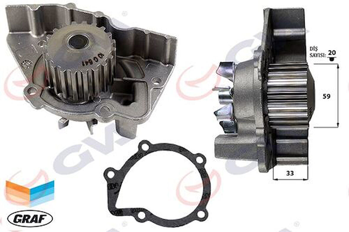 GVA 5243325 Devirdaim P306-P406- Xantia-Xsara 2.0 16V 1201.93