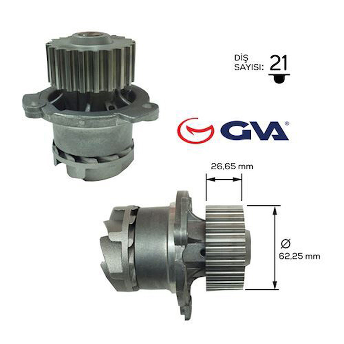 GVA 5251040 Devirdaim Lada Samara 88-99 Ba 2108 Vega 1.5-1.5 16V-16 95-12 21081307010