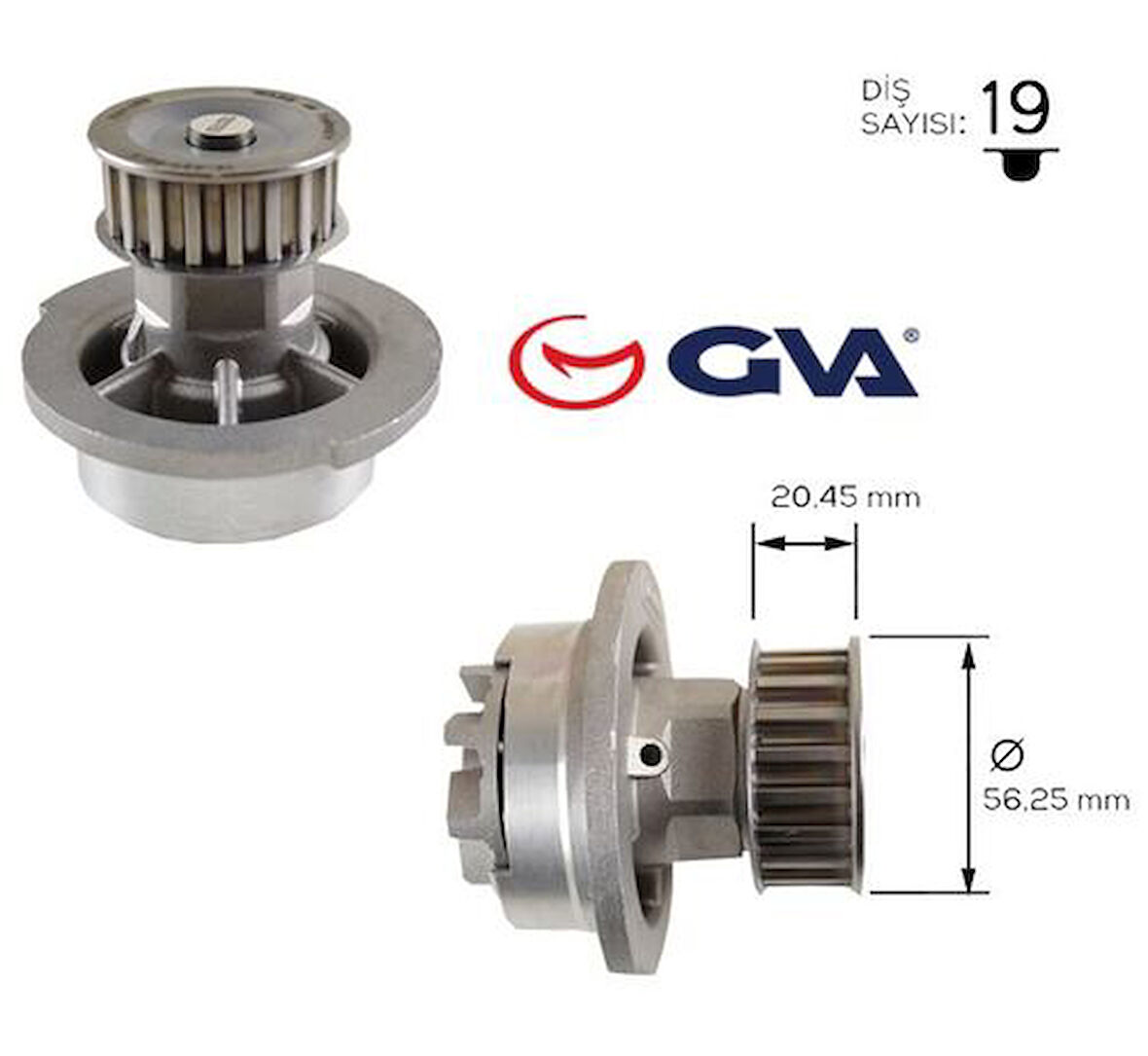 GVA 5290116 Devirdaim Astra F-Vectra A-Corsa A-B-Combo 94-01 1.2-1.4-1.6 90349239 1334025