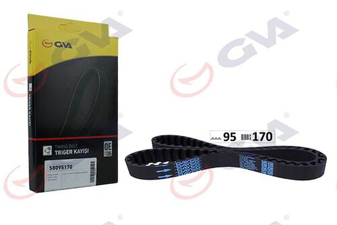 GVA 58095170 Triger Kayışı 095X170 Clio 1.4 Renault 9-Renault 19-Kangoo 7700736969