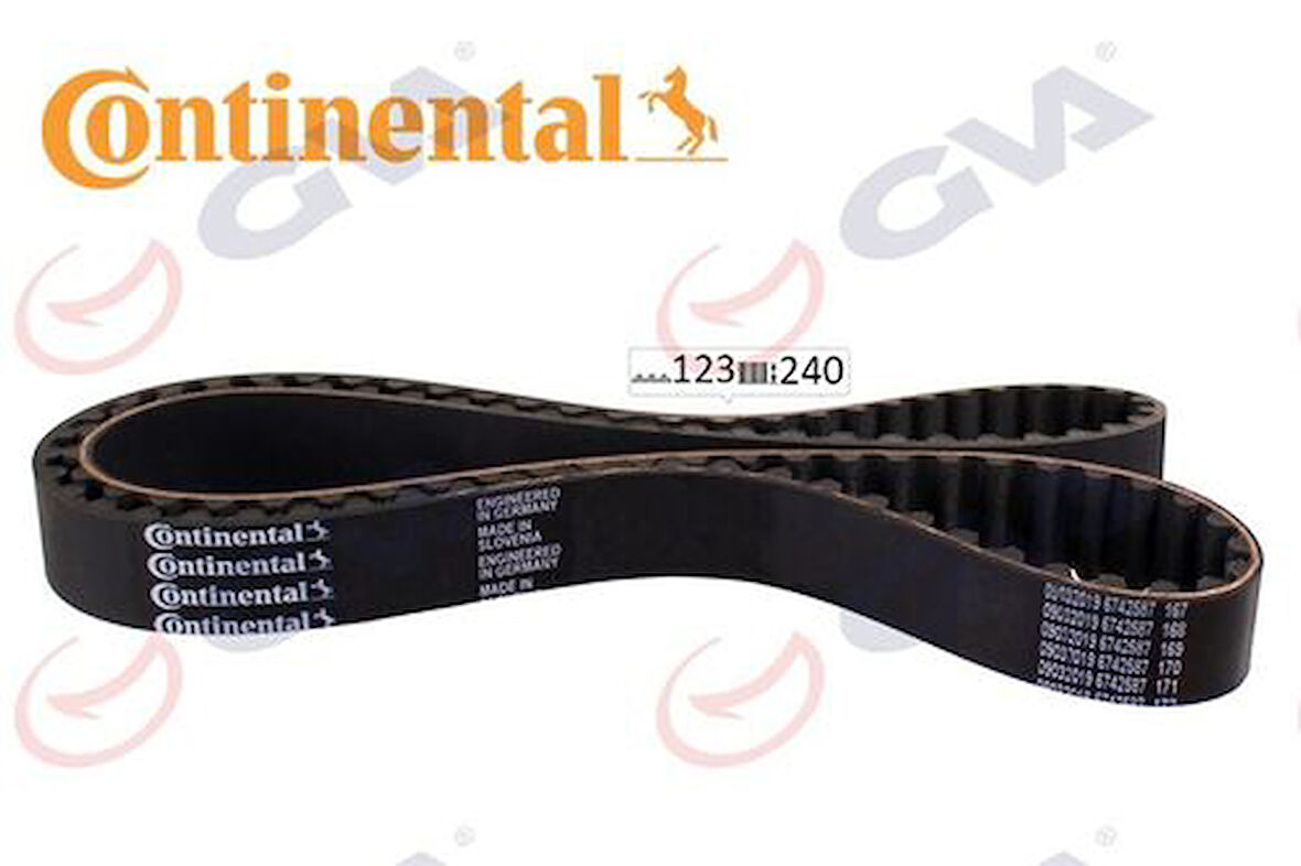 GVA 58123240 Triger Kayışı 123X240 Toyota Corolla 1.3 12V 83-01 Starlet 1.3 12V 85-95 1356811050