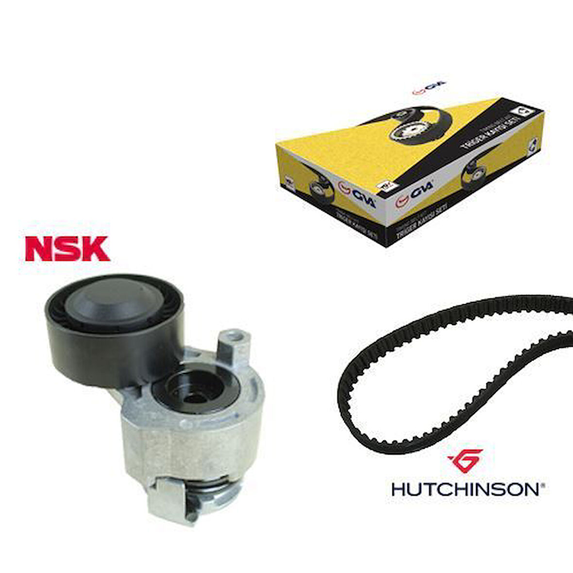 GVA 59A1109 Alternatör Gergi Kiti Kütüklü Clio II-Megane II 1.4-1.6 16V-1.5 DCI-Modus AC K015PK1200 8200034396