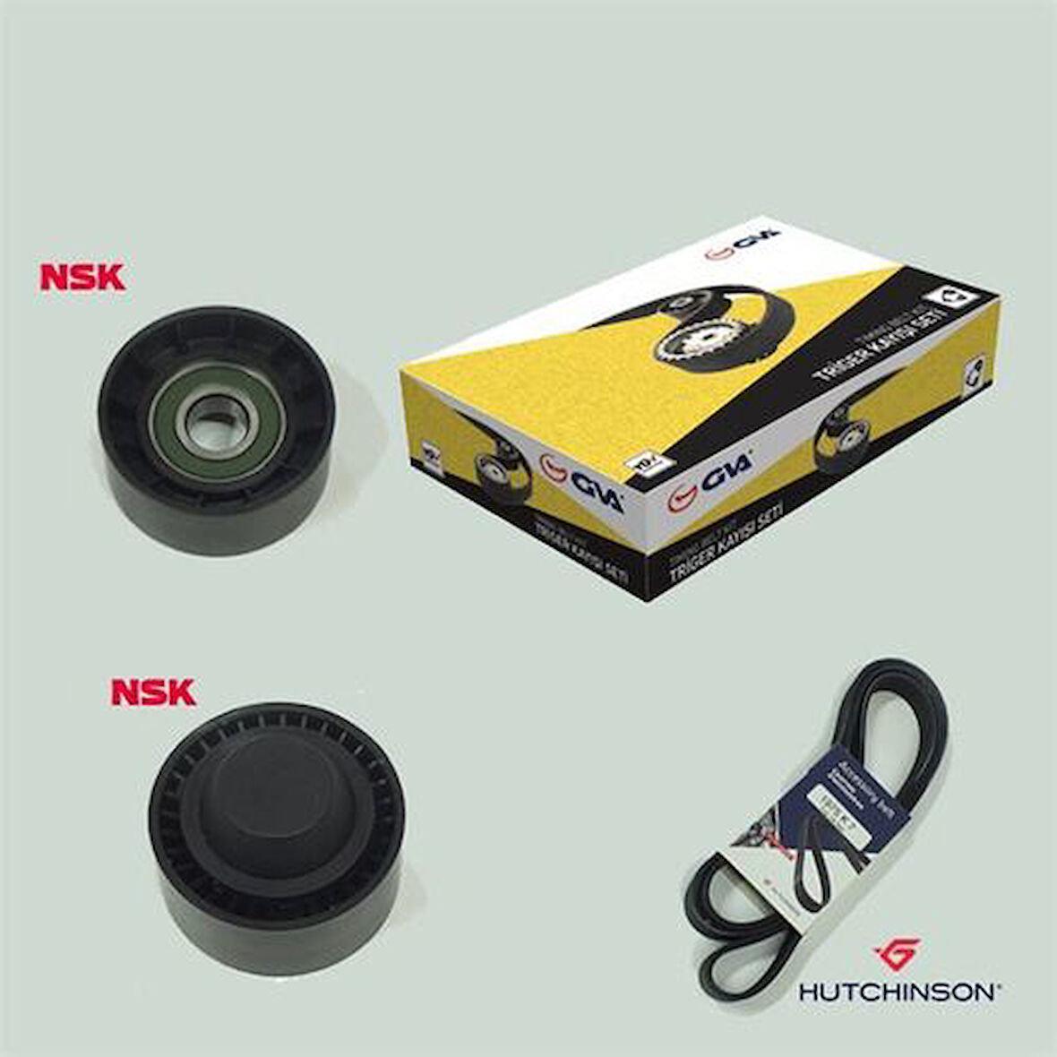 GVA 59A1917 Alternatör Gergi Kiti Kutuksuz Master III 2.3 DCI 10 Laguna II-III-Trafic II 2.0 DCI 07 K017PK1973 7701476645