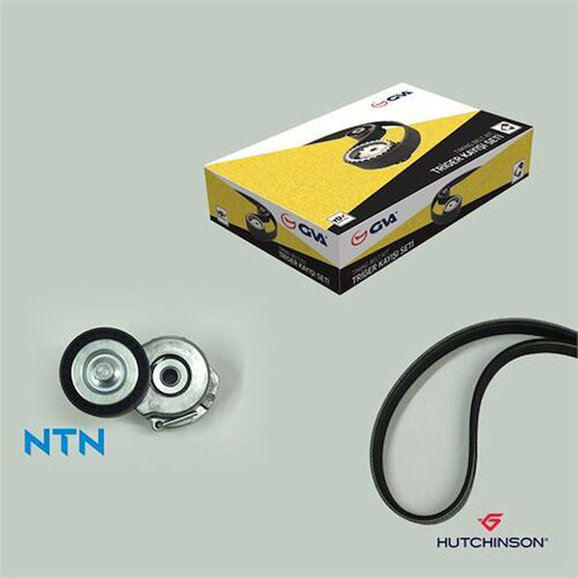 GVA 59A2929 Alternatör Gergi Kiti Linea-Punto-Agila-Astra H-J-Combo-Corsa C-D-Meriva 1.3CDTI-JTD K016PK1320 6340616