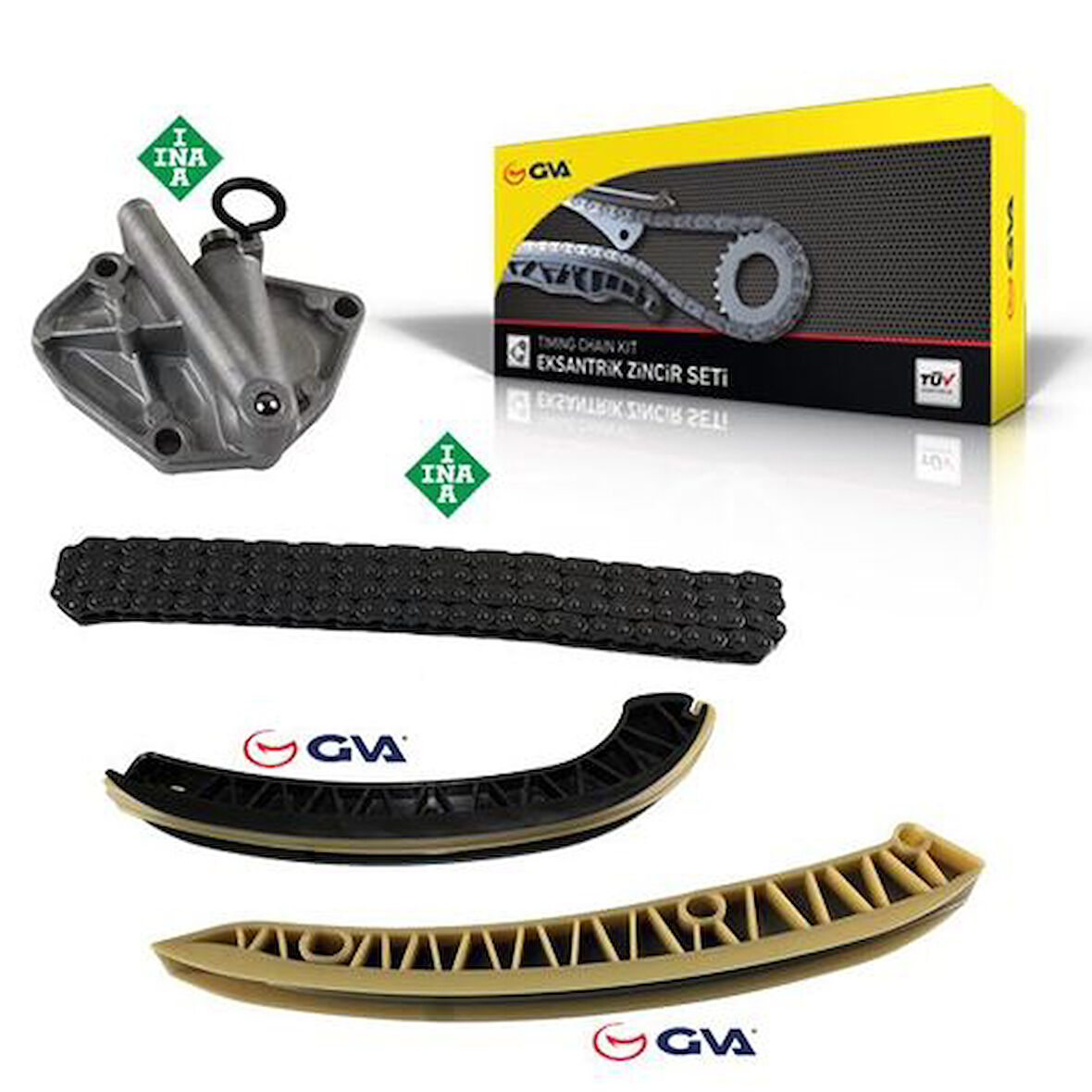 GVA 59C7520 Eksantrik Zincir Seti Polo-Cordoba-Fabia 00-04 1.2 BME-Azq 03E109229A