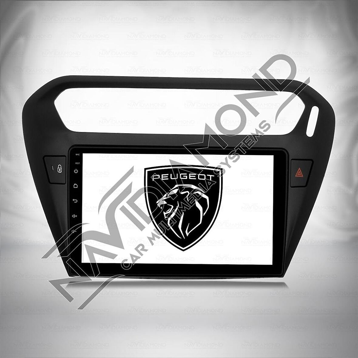 PEUGEOT 301 SİYAH 2012-2023  İÇİN4 GB RAM 64 GB HAFIZA ANDROID MULTIMEDIA TEYP