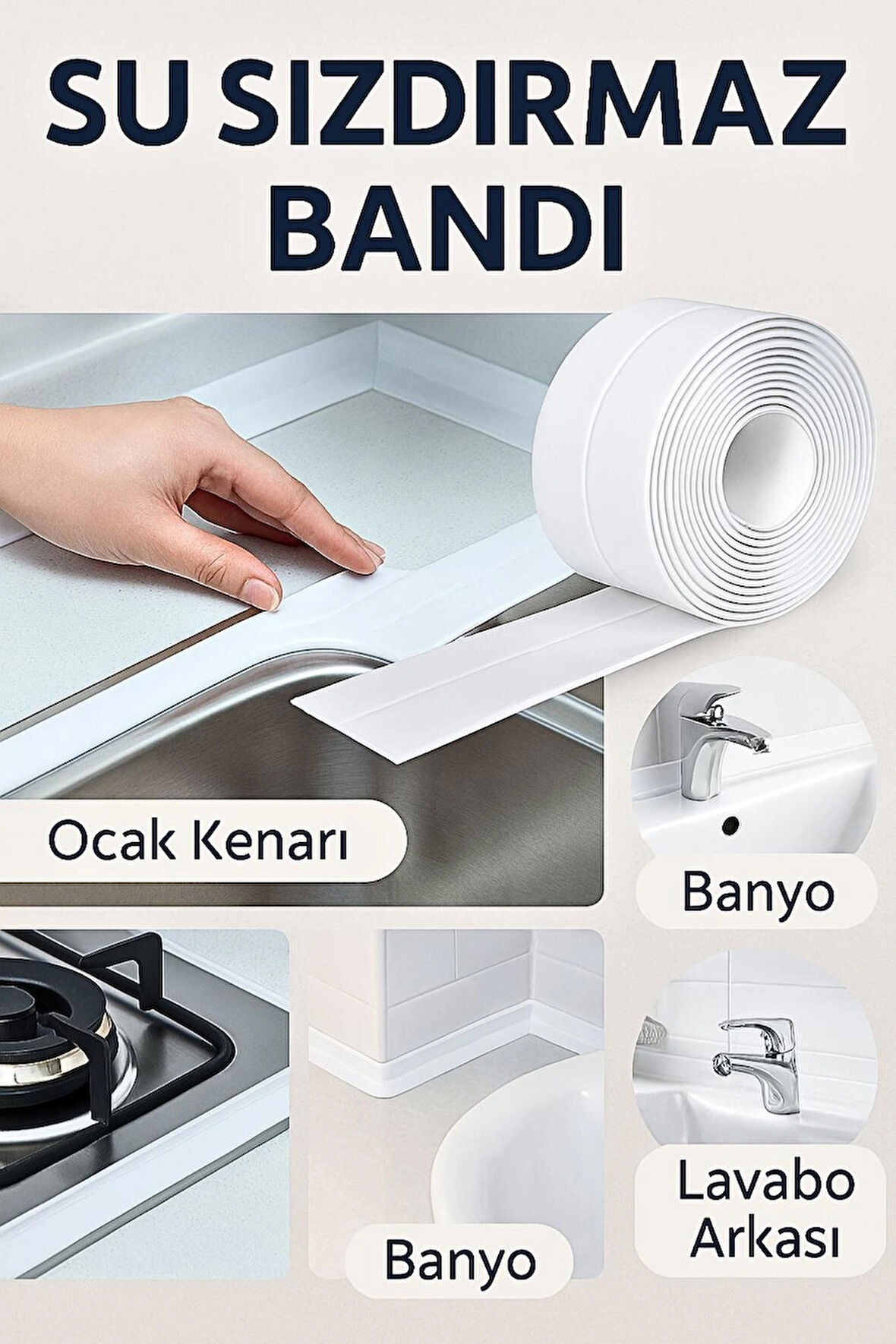 Su Sızdırmaz Bant – Çok Amaçlı Kendinden Yapışkanlı