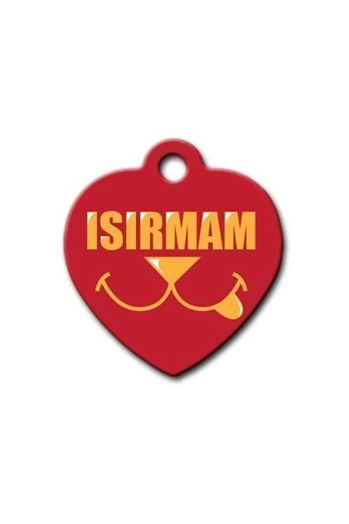 Isırmam Kalp Köpek Künyesi Medium