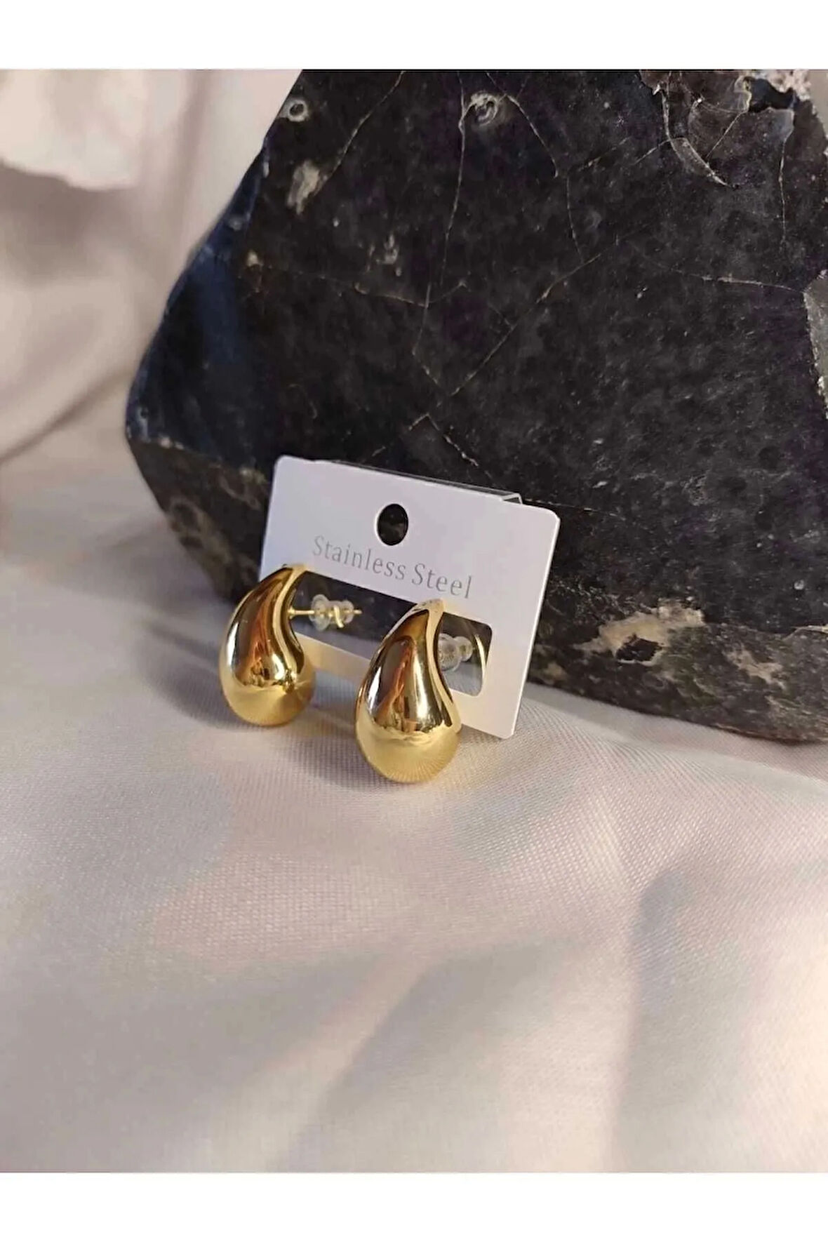 Bottega Çelik Küpe