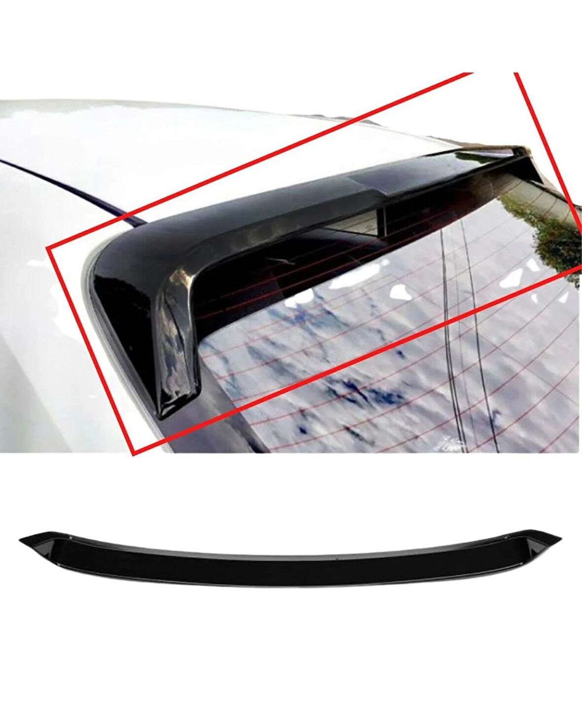  COROLLA 2018 ÜSTÜ CAM ÜSTÜ SPOİLER (( BOYASIZ ))