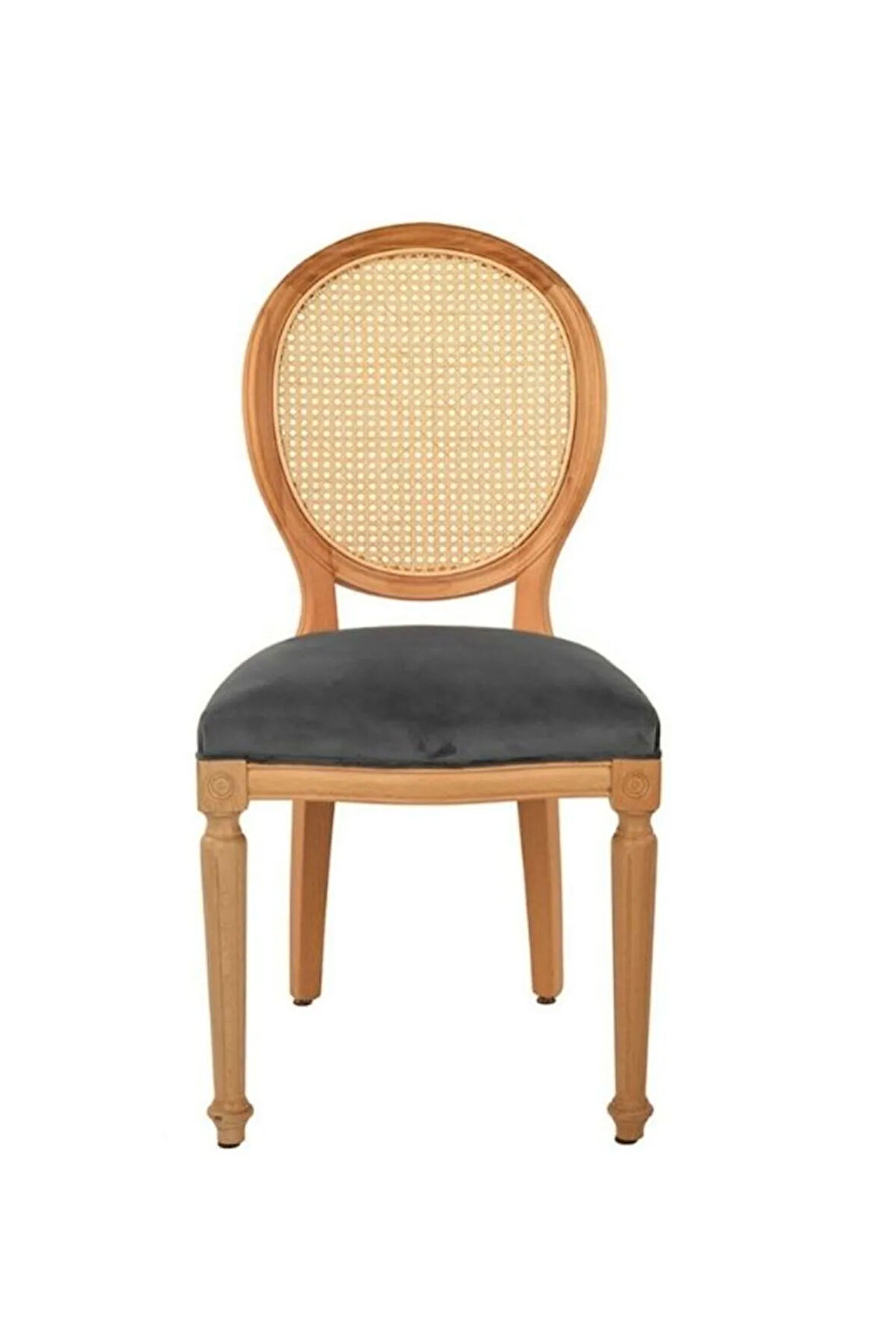 Madalyon Hazeranlı Ahşap Sandalye