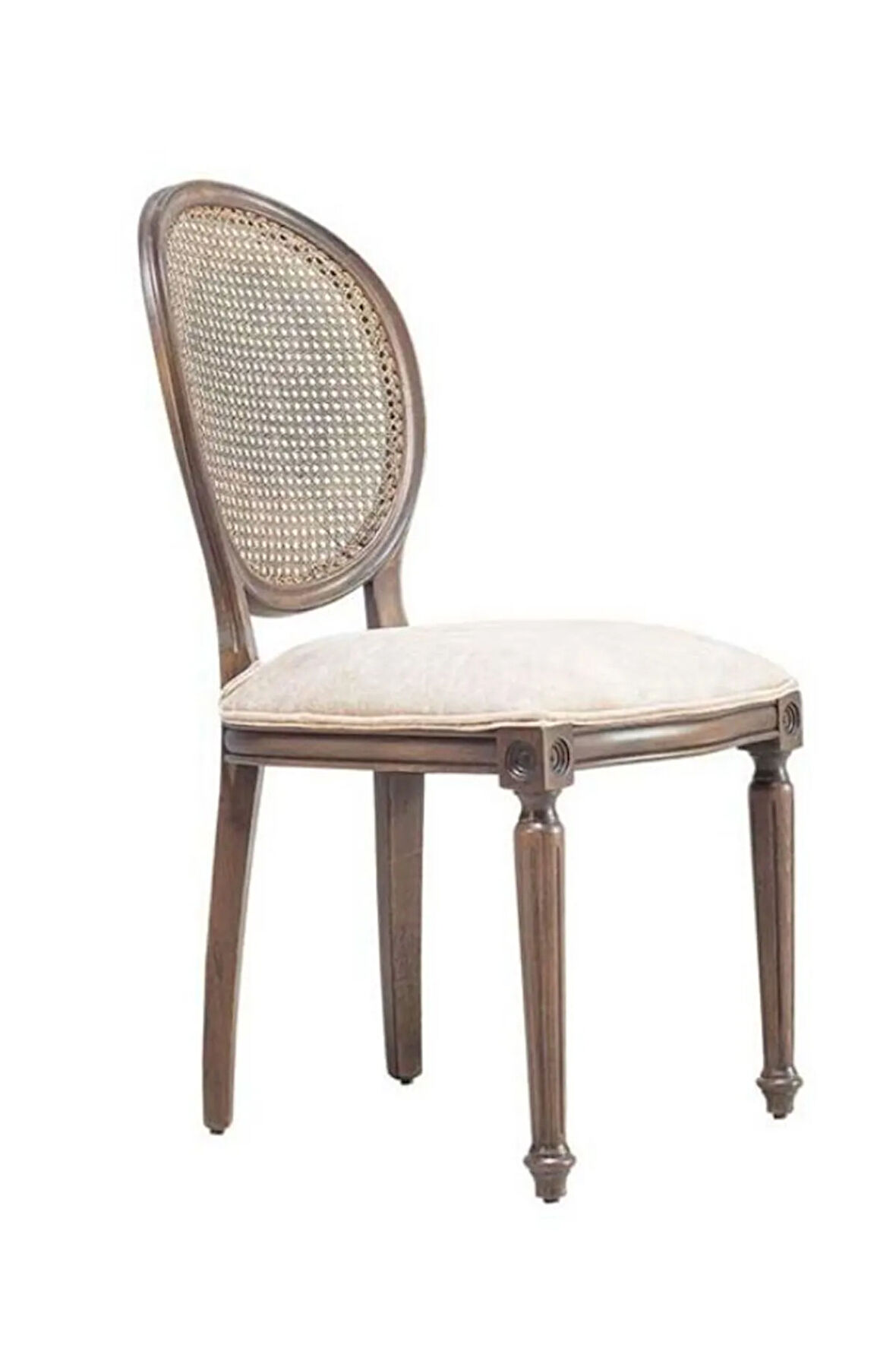 Madalyon Hazeranlı Ahşap Klasik Sandalye