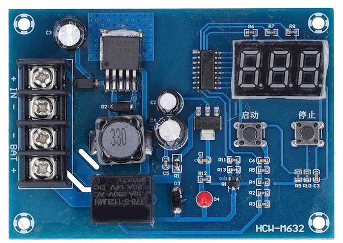 Hcw-m632 Şarj Kontrol Devresi 12-24v Akü Ve Lityum Pil Uyumlu