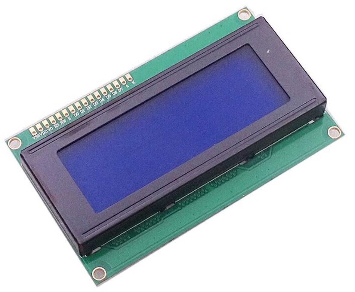 4X20 Lcd Ekran Mavi Lcd2004