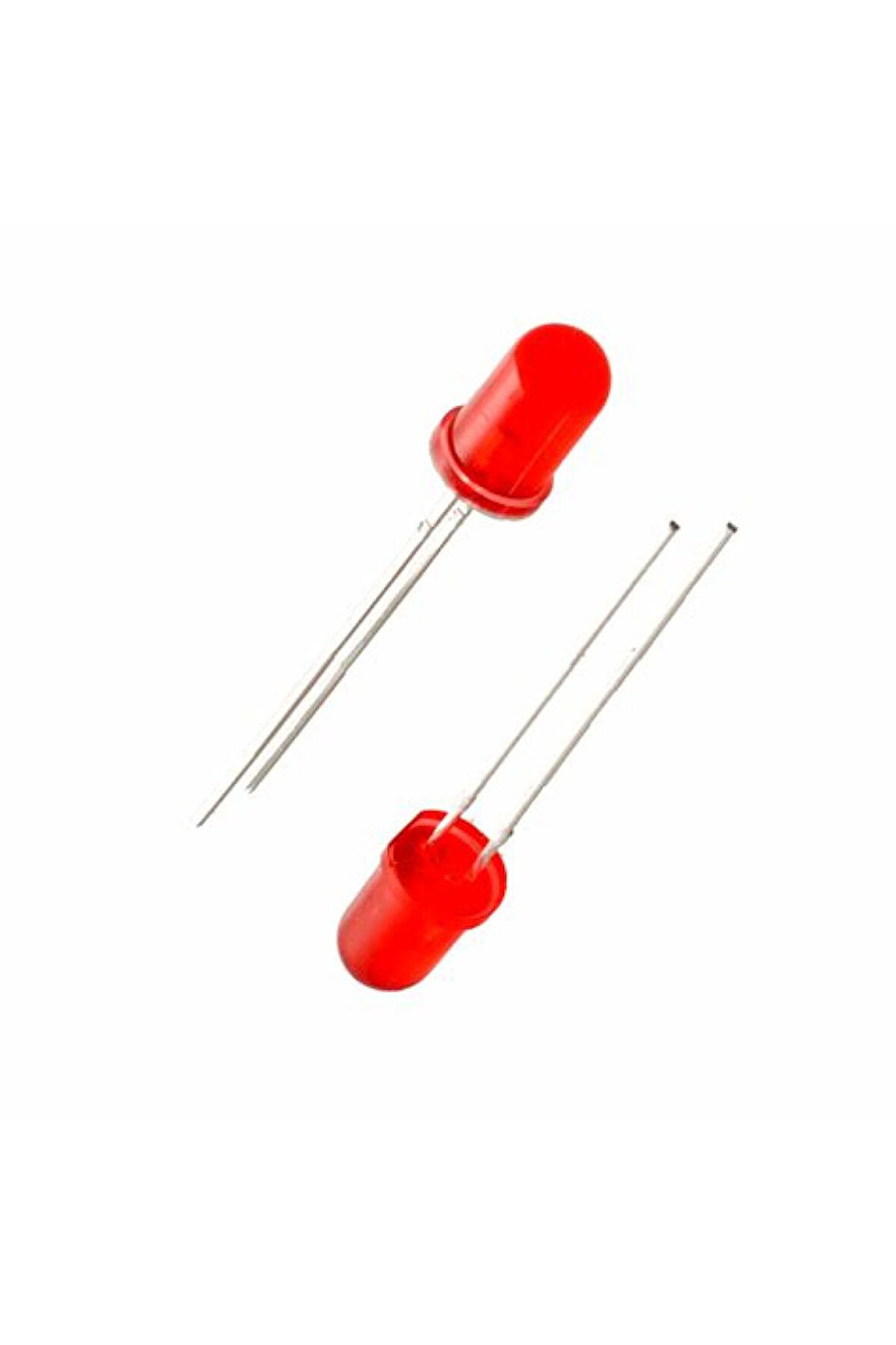 5 mm Kırmızı Led Paketi - 10 Adet