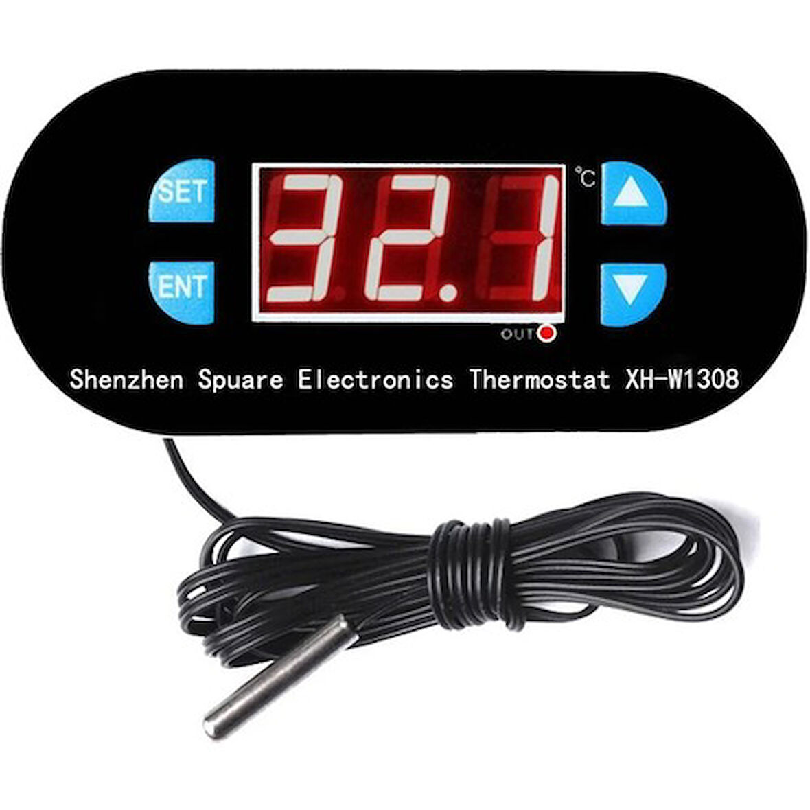Röle Çıkışlı Dijital Termostat 12V Sıcaklık Kontrol Cihazı XH-W1308