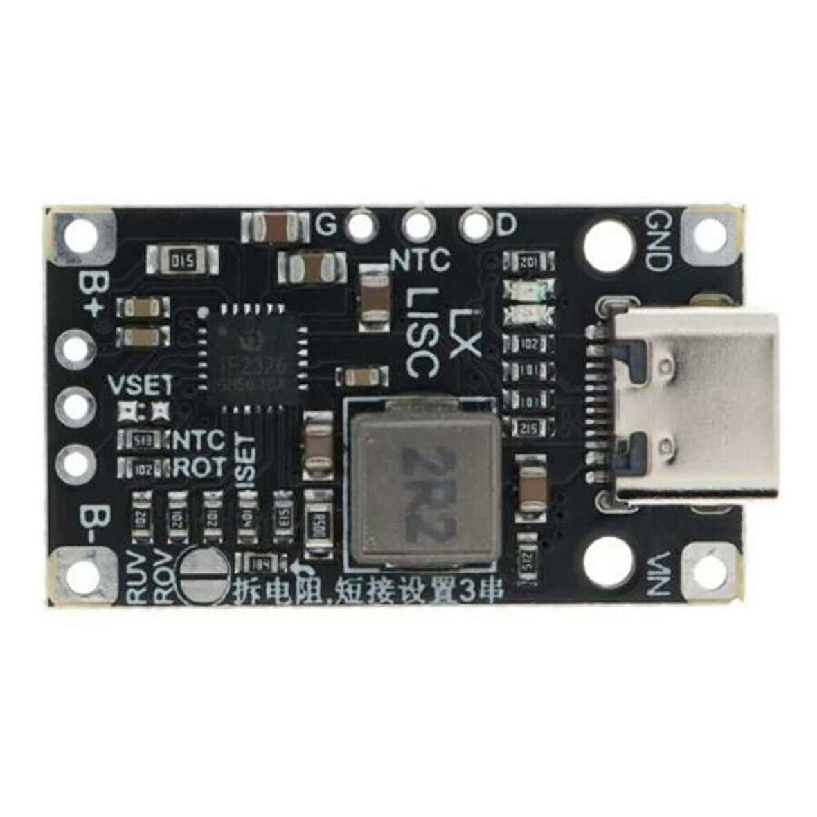 Type-C USB 2S BMS 15W 8.4V  1.5A Pil Şarj Boost Modülü