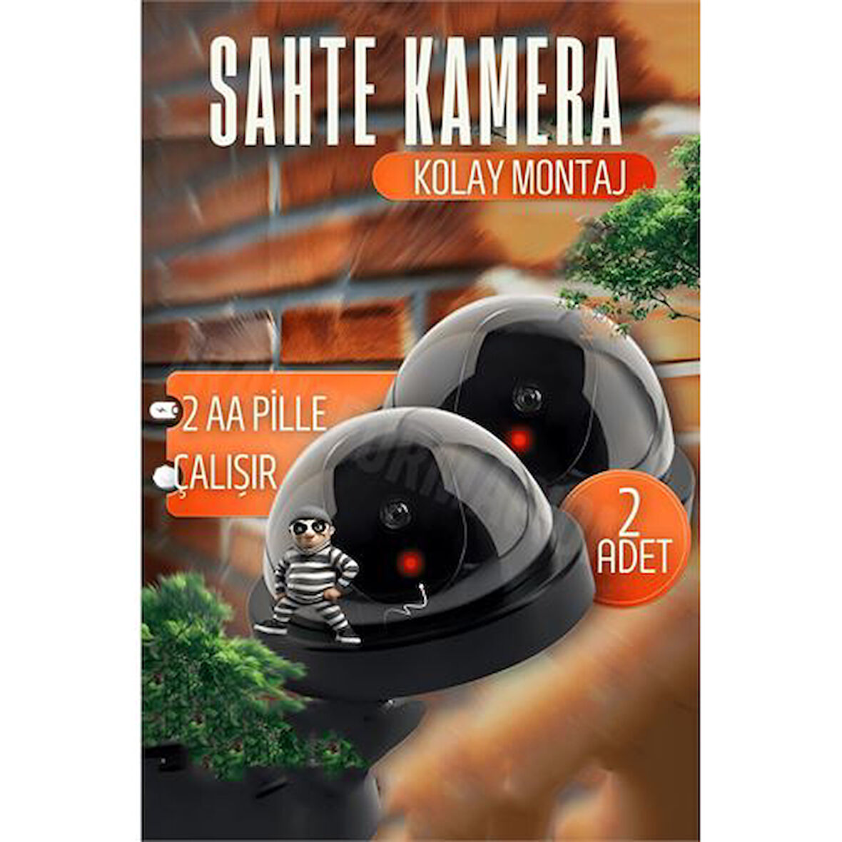 Caydırıcı Kamera Aktivasyon Işıklı 2 ADET.Glpzr