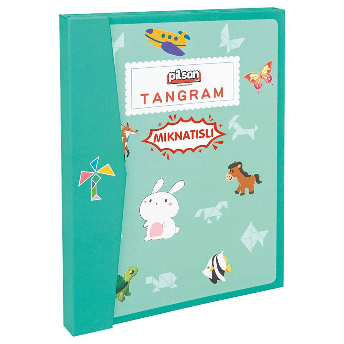 03 569 Ahşap Manyetik Tangram -Pilsan Oyuncak.Glpzr