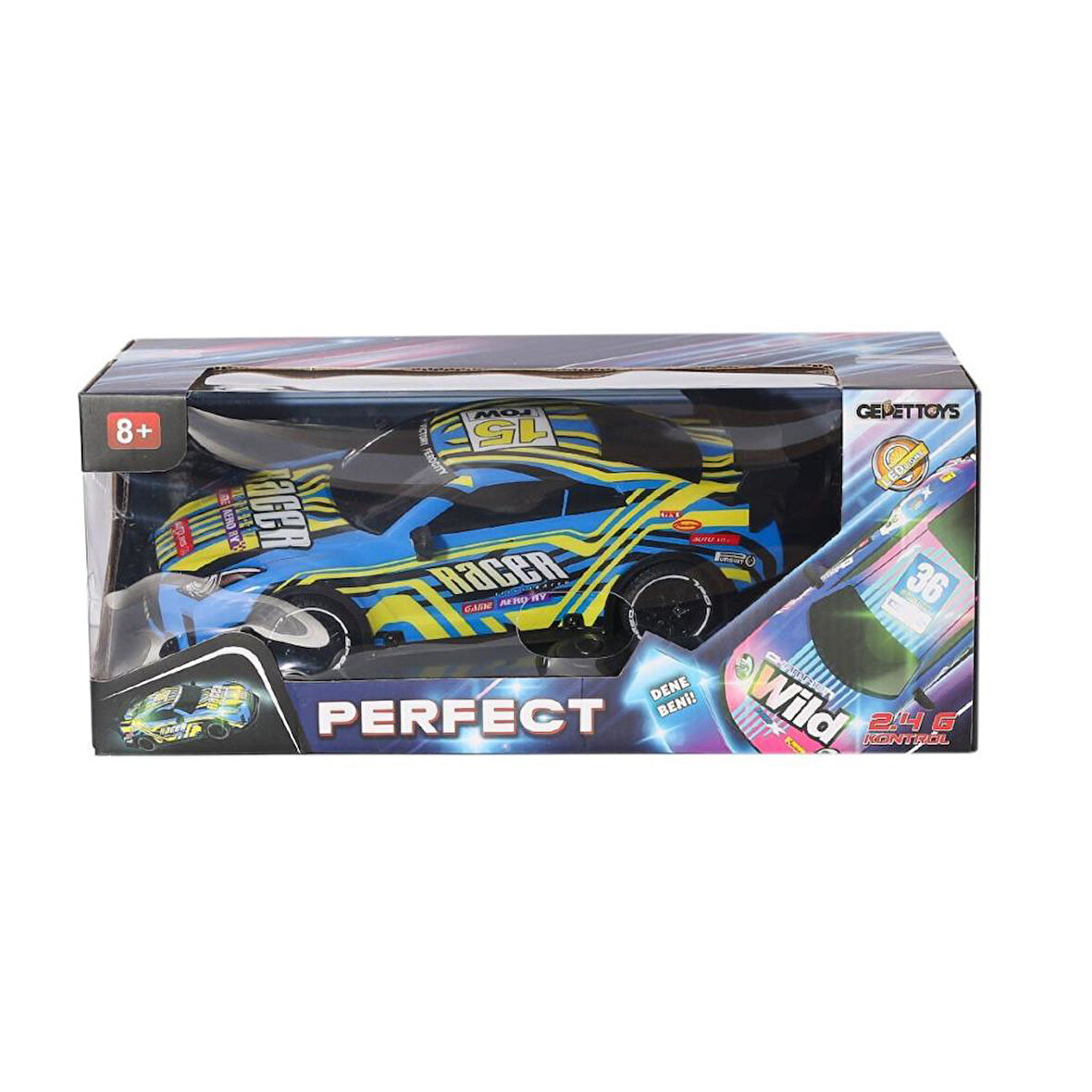 UJ99-P222 1 16 2 4G RC KONTROLLÜ ŞARJLI LED.Glpzr