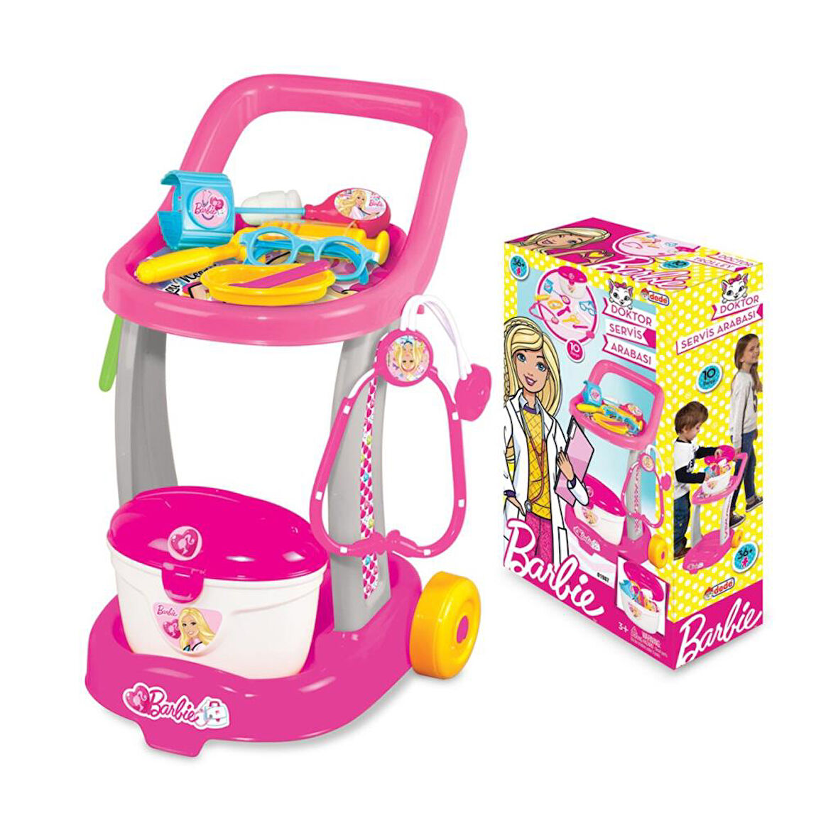 01987 Barbie Doktor Sevis Arabası -Dede.Glpzr