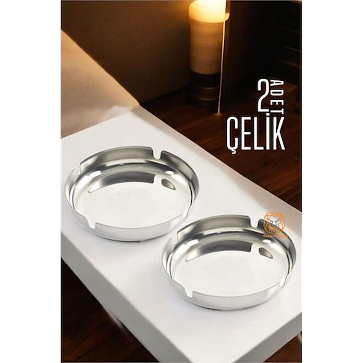 2 Lİ Set Çelik Küllük Veilleux Design.Glpzr