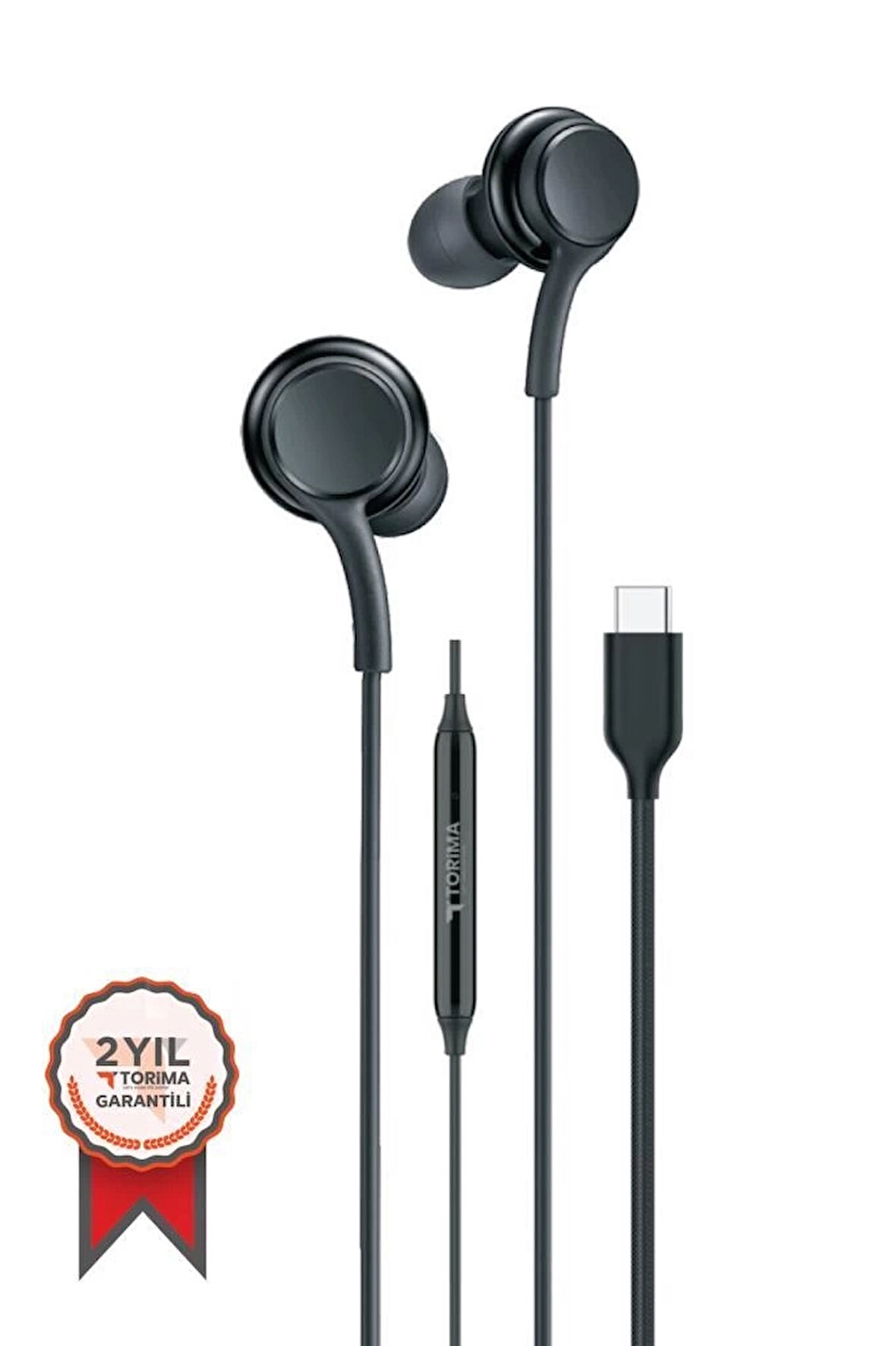 S11+ Kablolu Kulaklık Type-c Telefon Uyumlu Type-c Jak Kulaklik Siyah.Gzpde