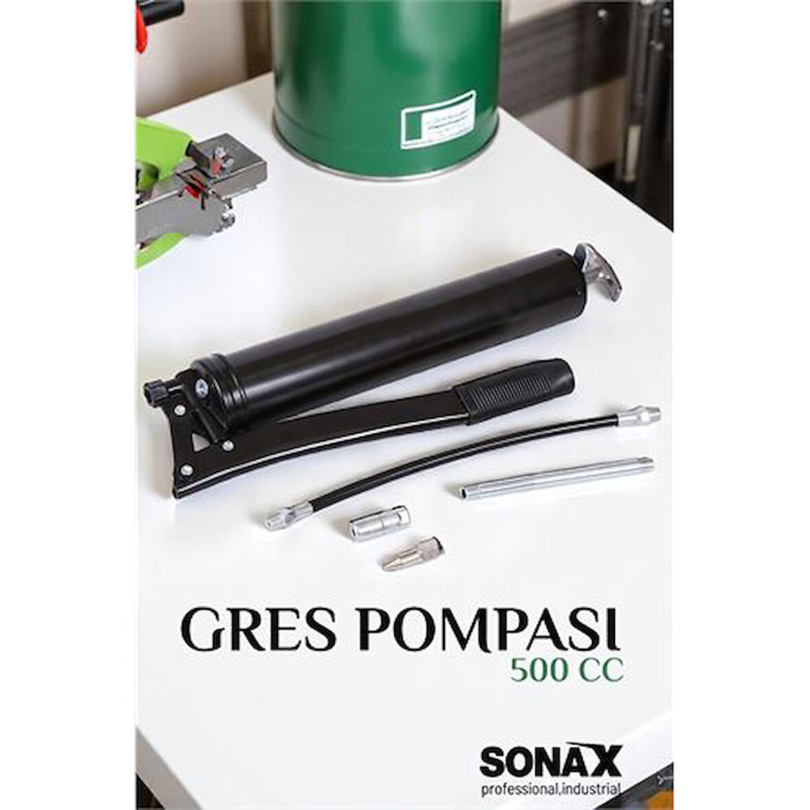 Gres Pompası 500 CC - Gres Tabancası.Glpzr