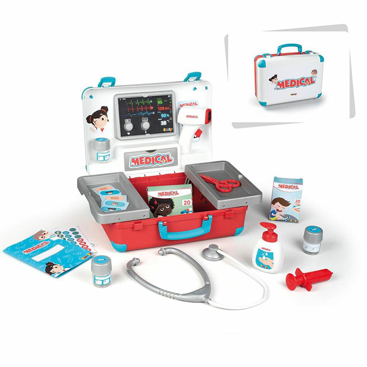 7600340103 Smoby Medikal Doktor Çanta Oyun Seti.Glpzr