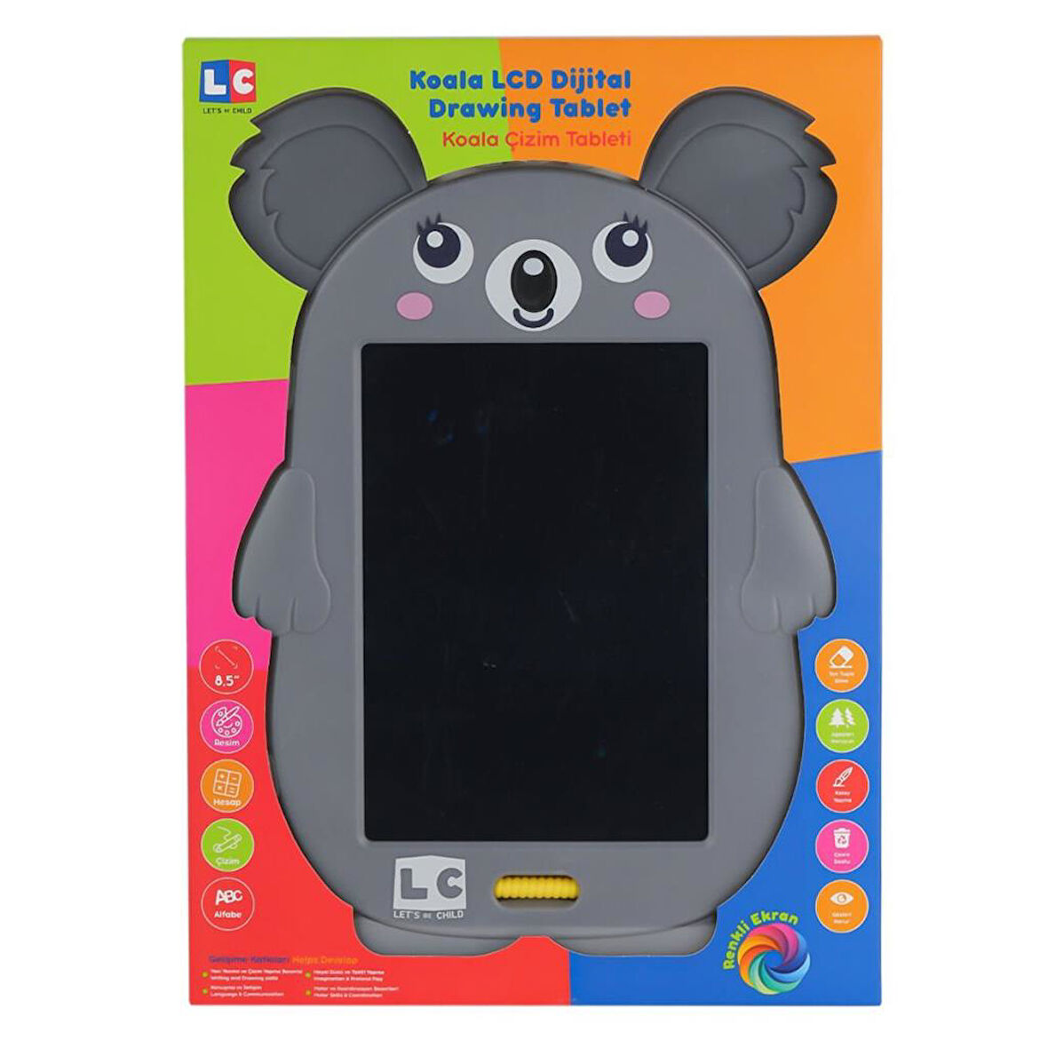 LC-31072 Koala Çizim Tableti 8.5 inç -Lets be Child.Glpzr